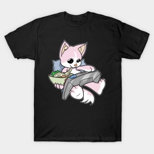 Pastel Gamer Cat Gaming Kawaii T-Shirt